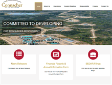 Tablet Screenshot of connacheroil.com